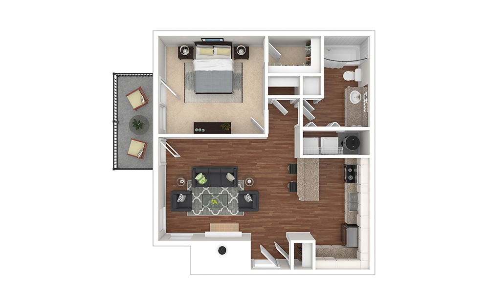 Harbor Floor Plan | The Addison at Sandy Springs