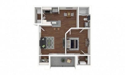 Crest 1 Bedroom Mountain Vista Apartments in AZ