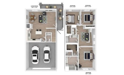 Silverbell 3 bedroom 2.5 bath 1685 square feet