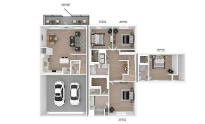 Sycamore 4 bedroom 3.5 bath 2035 square feet