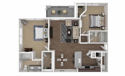 1, 2, & 3-Bedroom Apartments | Cortland Hollywood