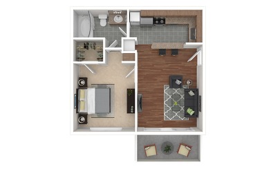 1, 2, & 3-Bedroom Apartments | Cortland at the Hammocks