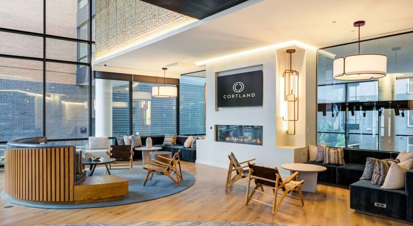 Resident Clubhouse with a Lounge Area at Our Apartments in Arlington, VA Near Metro