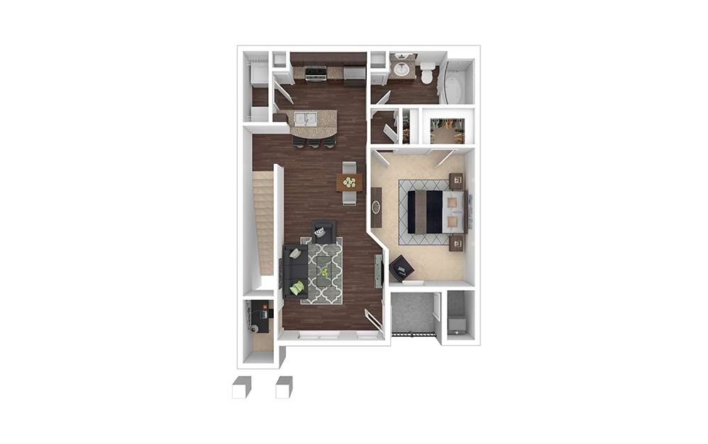 The Vanderbilt Floor Plan | Cortland University City