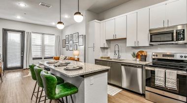 Upscale Kitchen With Stainless Steel Appliances at Our Tampa Apartments