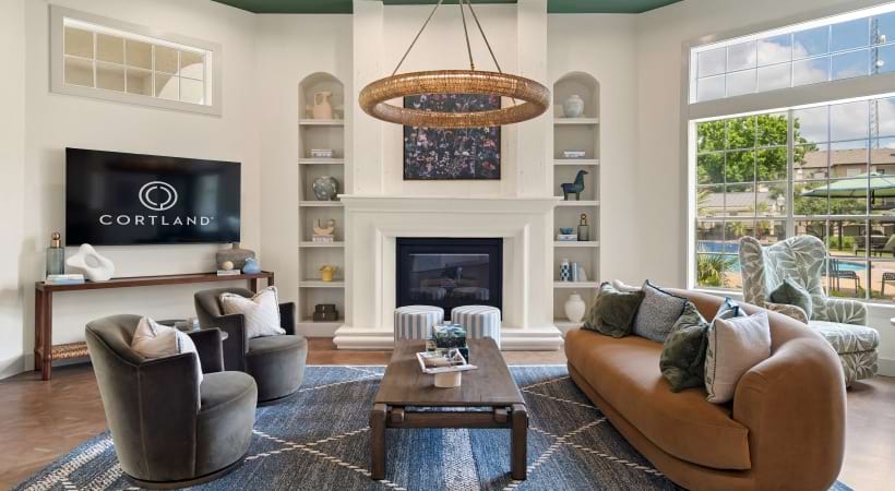 Cozy Resident Lounge at Our Apartments in Cy-Fair ISD