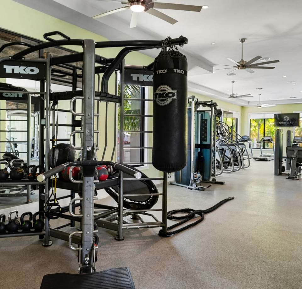 24/7 Fitness Center at Our Kendall Apartments for Rent in Miami