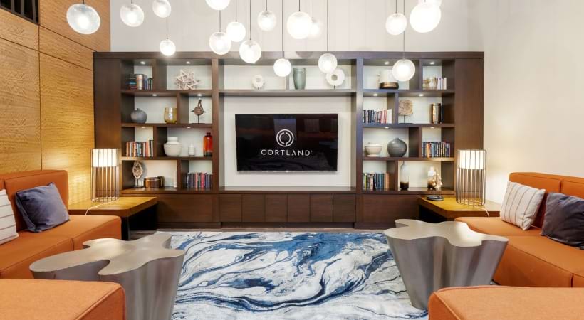 Indoor Resident Lounge at Our Apartments in Virginia Square