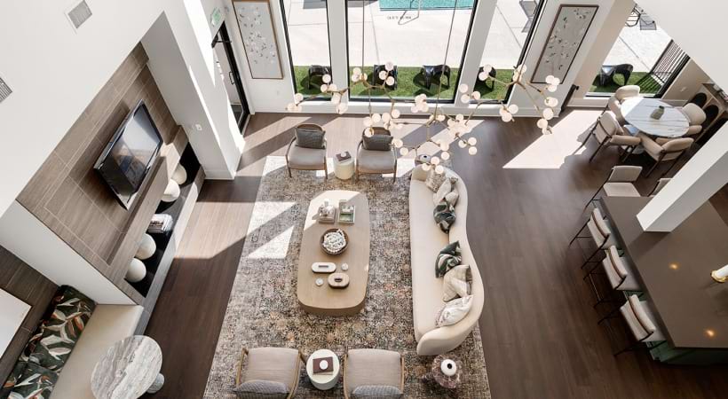 Resident Clubhouse in Our Dunlavy Apartments