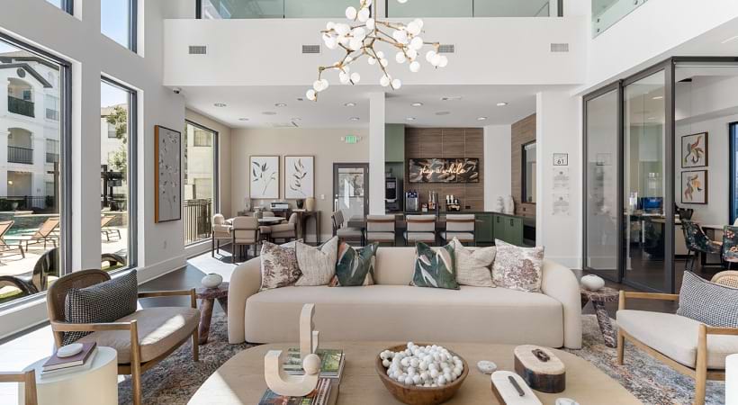 Modern Resident Clubhouse in Our Apartments in River Oaks