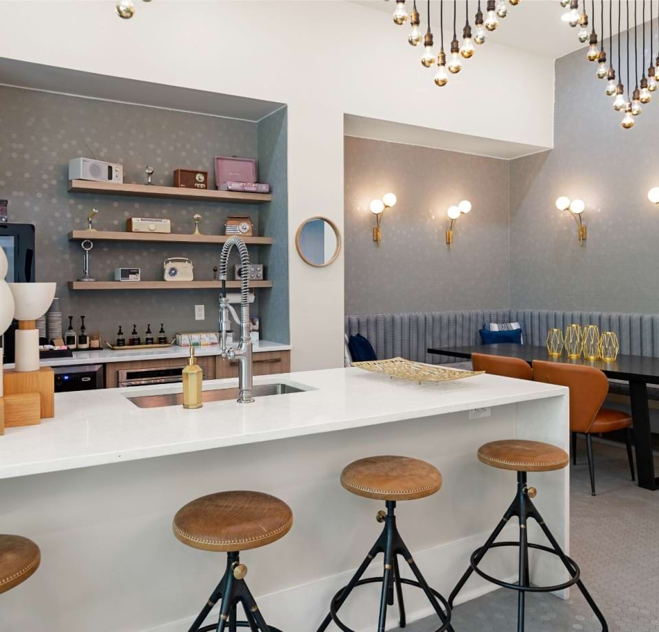 Party-Ready Kitchen and Dining Space at Our Apartments on South 1st