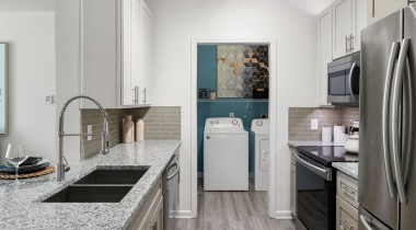 Kitchen space in Our Apartments in Southpark Meadows