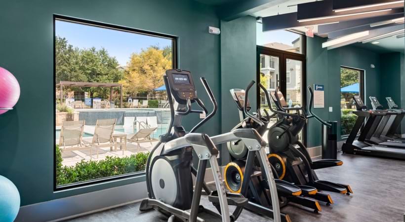 24/7 Fitness Center at Our Southeast Austin Apartments
