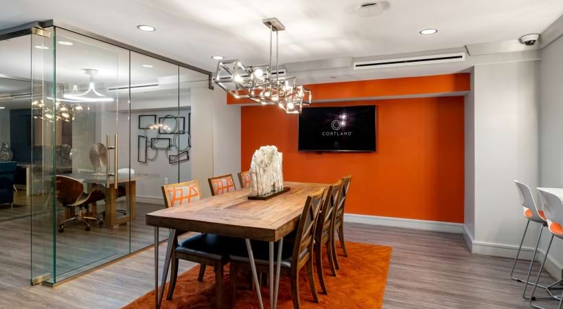 Business Center with WiFi and a Conference Room at Cortland on Adams