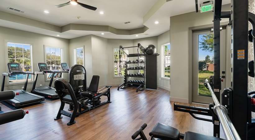 Spacious Fitness Center at Our Apartments on 1960 and 290