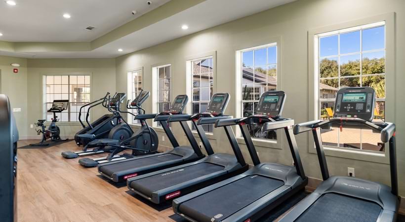 Modern Fitness Center at Our Apartments on 1960 in Houston, TX