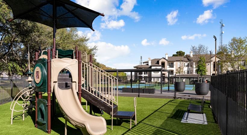 Playground at Our Wortham Apartments in Cypress-Fairbanks ISD