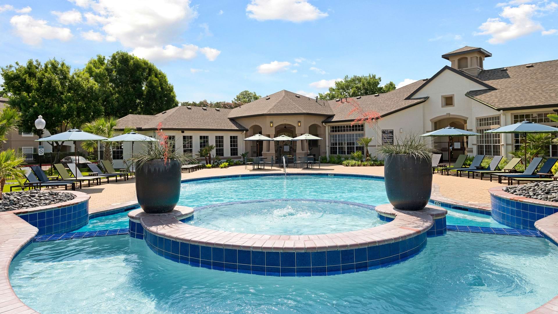 Resort-Style Pool at Our Apartments Near Jersey Village, Houston