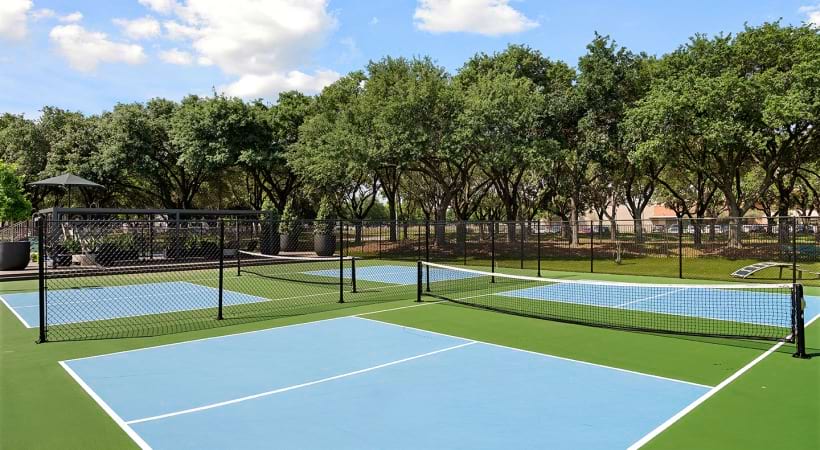 Pickleball Courts at Our Jersey Village Apartments in Houston