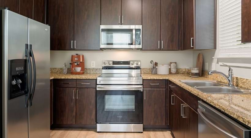 Stainless Steel Appliances in Our League City Apartments