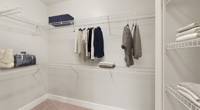 Walk-in Closet in Our Apartments in League City, TX