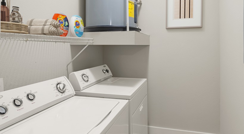In-Home Washer and Dryer Set in Our UTMB Apartments