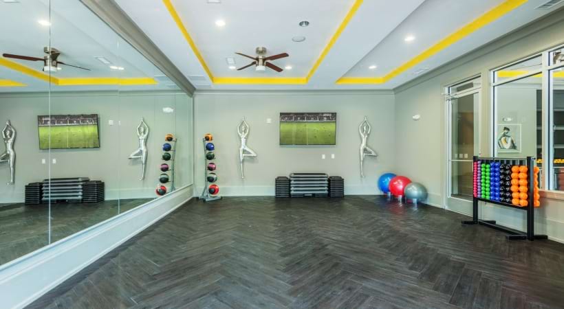 Yoga Studio at Our Apartments in Huntersville, NC
