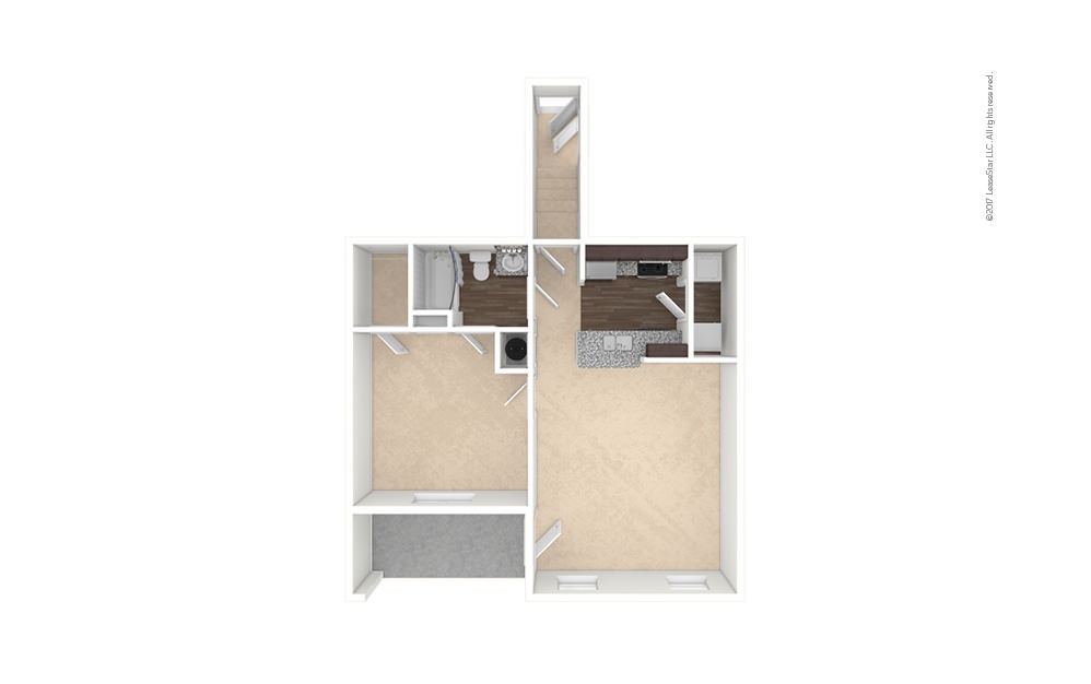 A1A - Brunswick 1-Bedroom Apartment for Rent in Pearland, TX