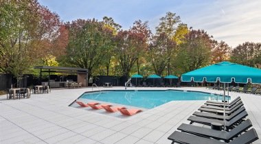 Resort-Style Pool and Sun Deck at Cortland Arlington