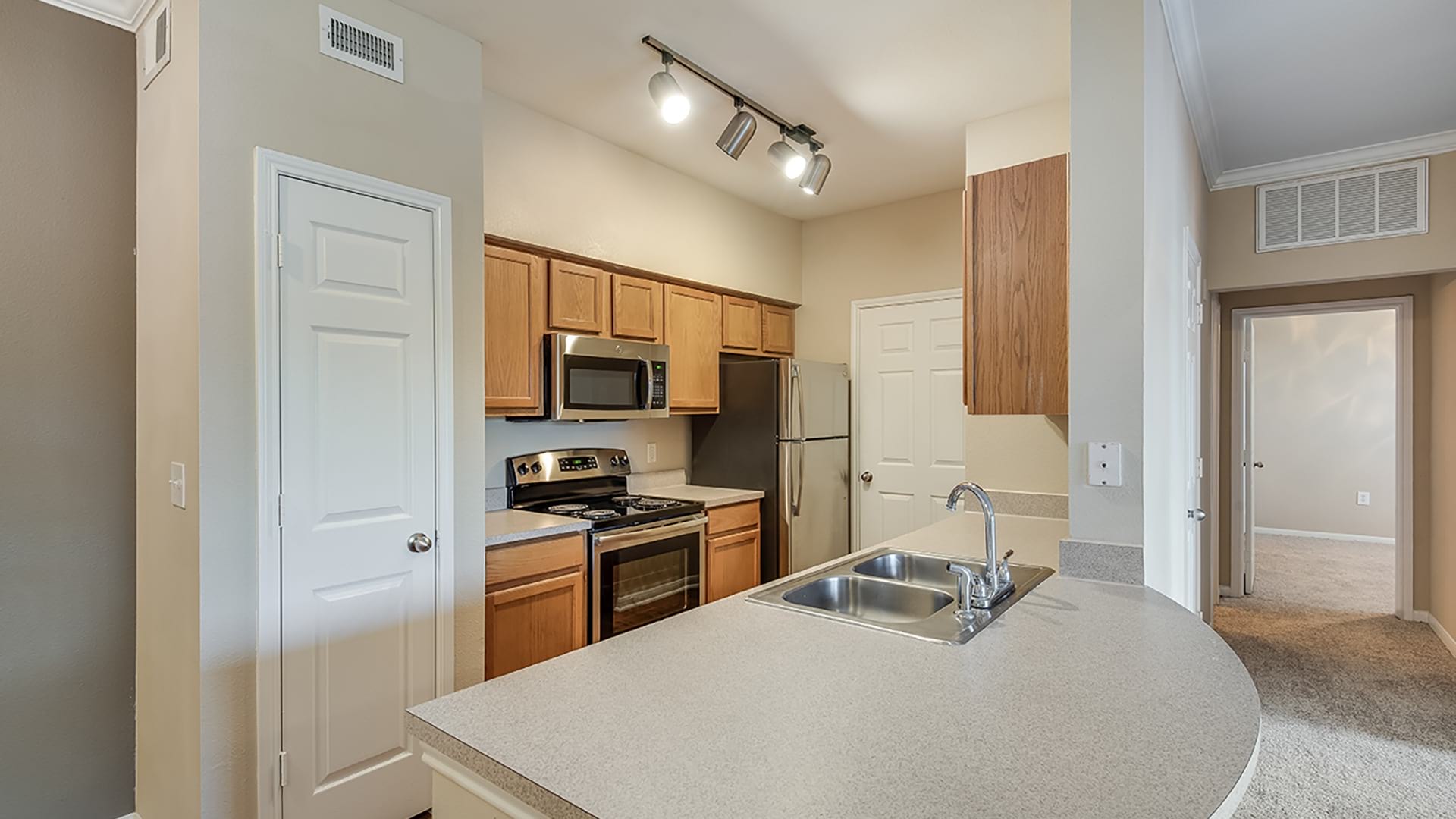Kitchen with Island | Boulevard at Deer Park