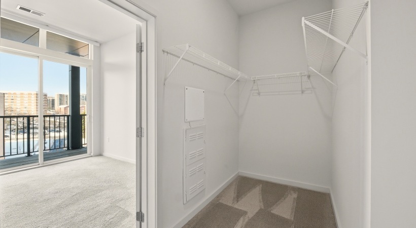 Spacious Walk-In Closets