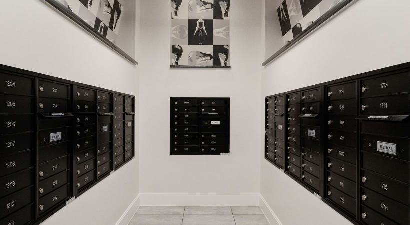 mail center with good lighting