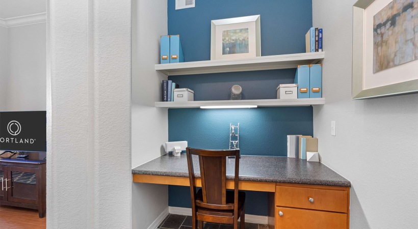 Built-In Desk in Our Apartments for Rent Near USF