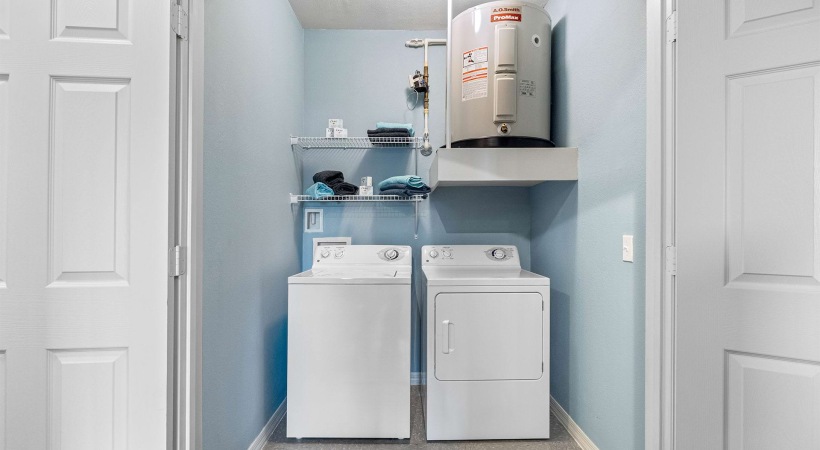 Laundry Area in Our Apartments Near the Moffitt Cancer Center