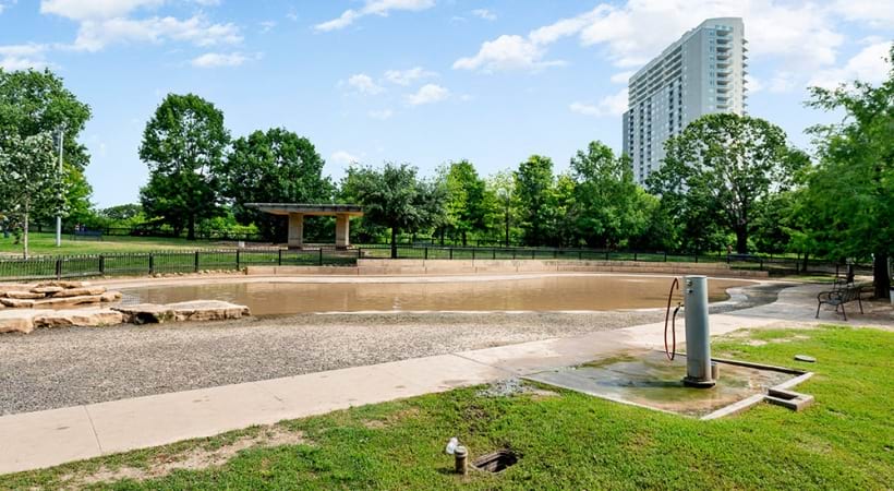 Walking Trail Along Buffalo Bayou Near Our Apartments off Allen Parkway in Houston