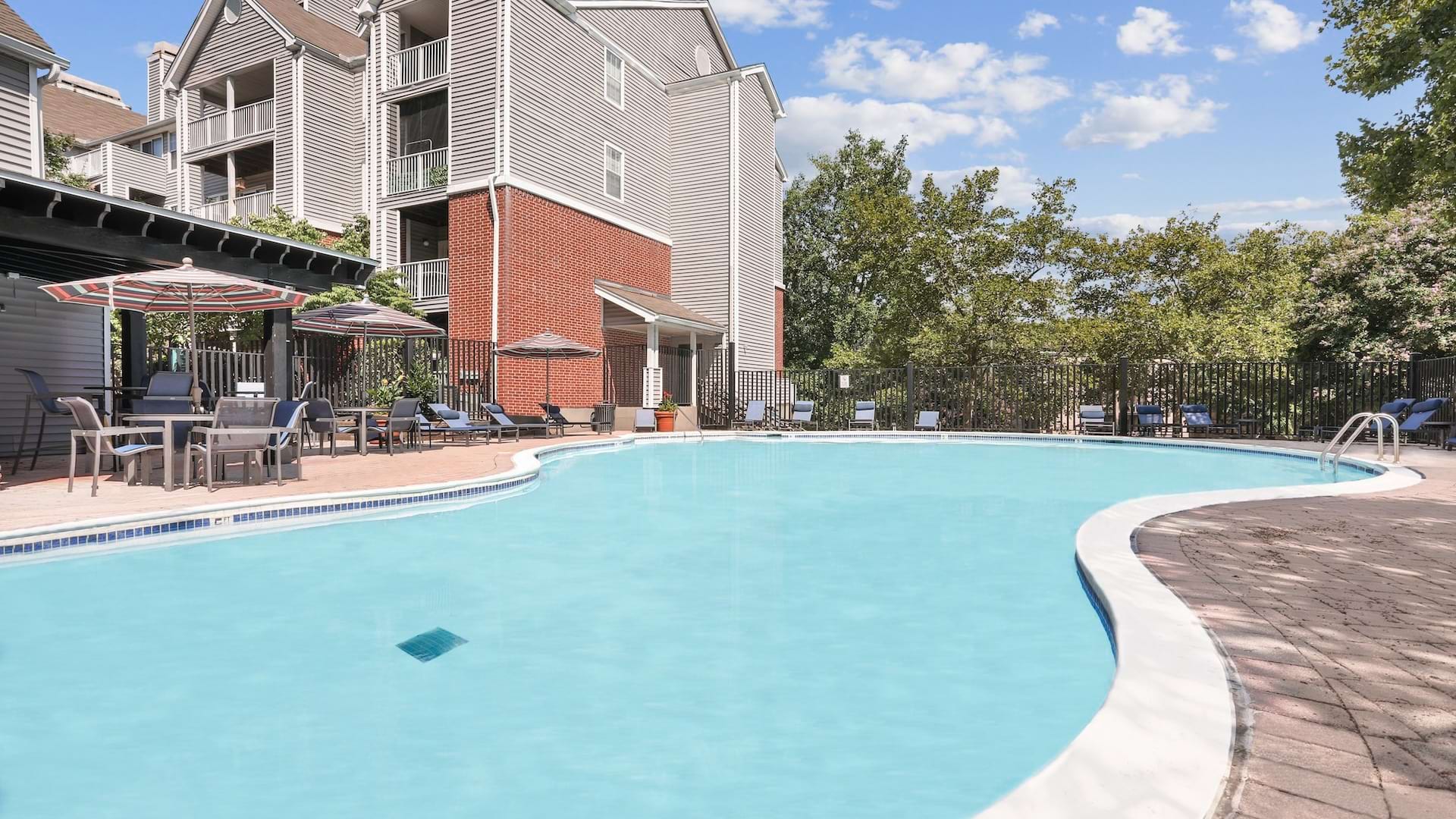 Sparkling, Resort-Style Pool and Sun Deck at Our Apartments in Landmark Near Alexandria, VA