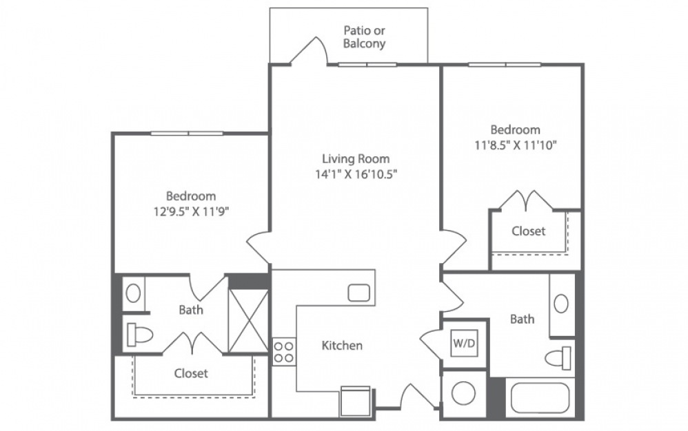 Outboard Floor Plan | Cortland Westshore