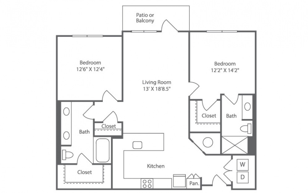 Port Floor Plan | Cortland Westshore