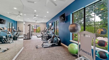 24/7 Fitness Center at Our Benbrook, TX Apartments