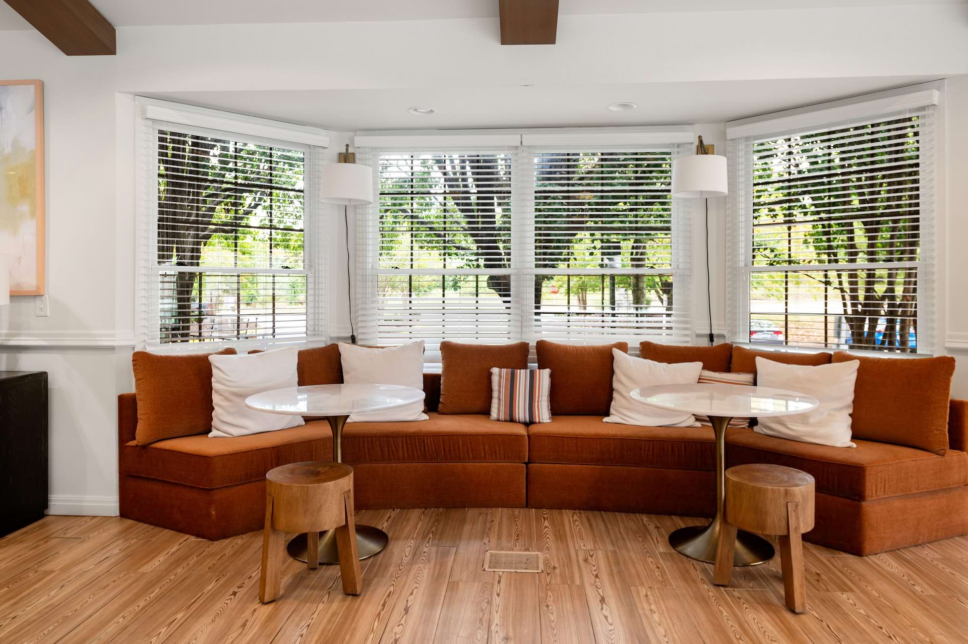 clubhouse with ample seating